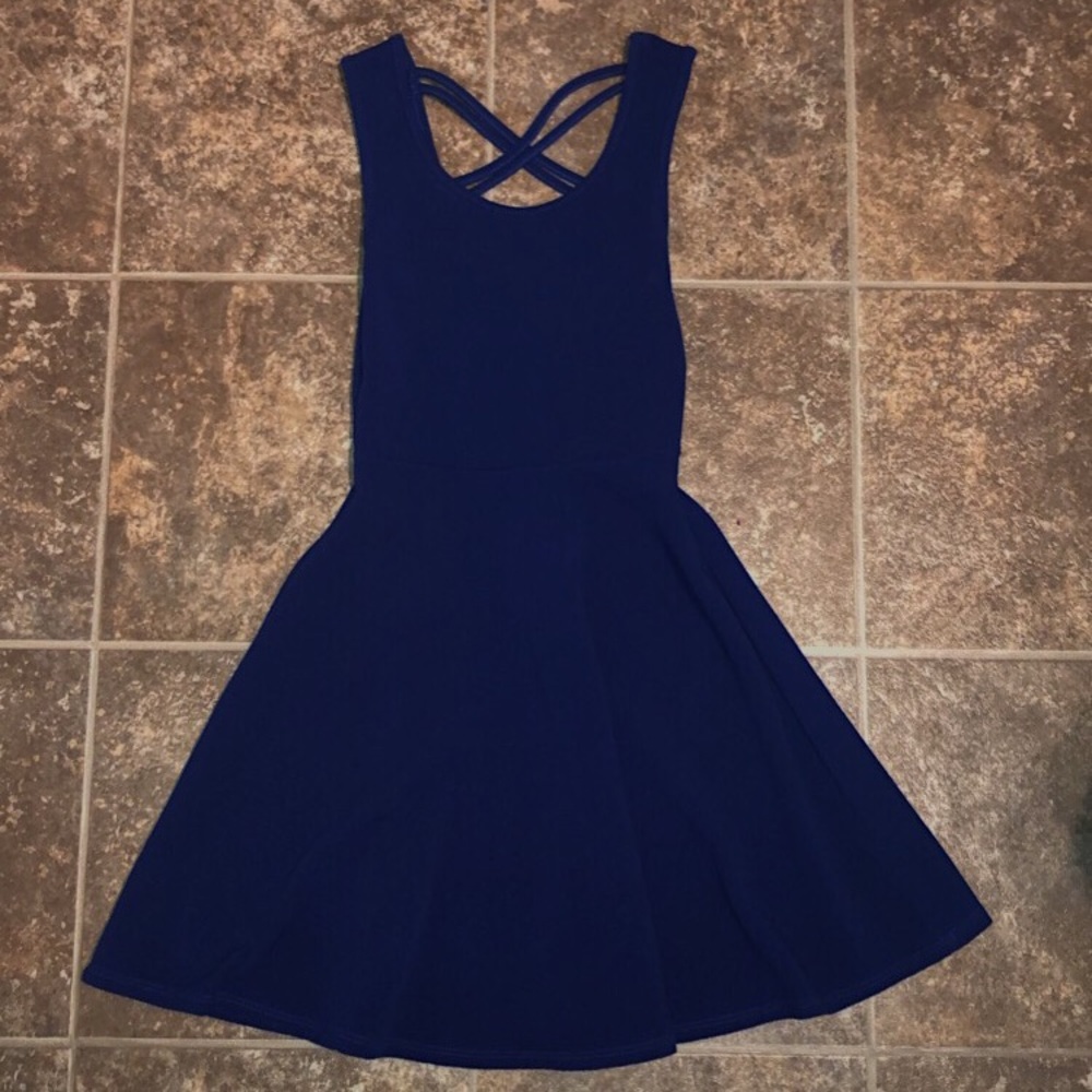 navy blue dress